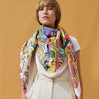 美品 HERMES エルメスカレ90 アニマポリス 大判 シルクスカーフ タグ有 楽天市場】HERMES エルメス Carre 90 Scarf カレ90 スカーフ